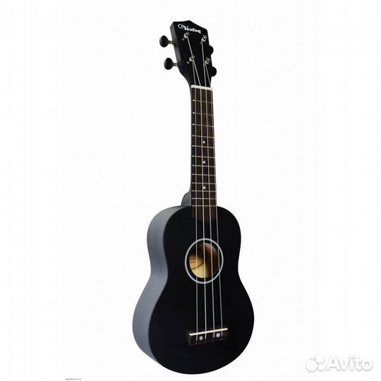 Veston kus 15BK укулеле, сопрано, цвет черный