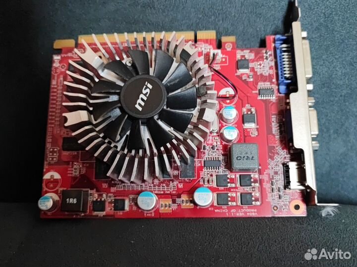 Видеокарта MSI nvidia GeForce GT 240 1гб DDR3