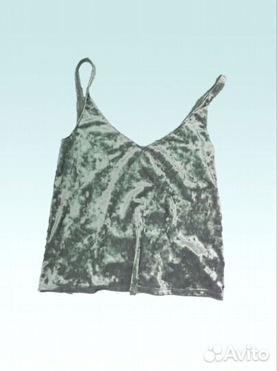 Бархатный топ hm vintage