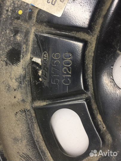 Кожух тормозного диска передний правый