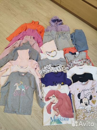 Одежда детская для девочки 110-116 пакетом