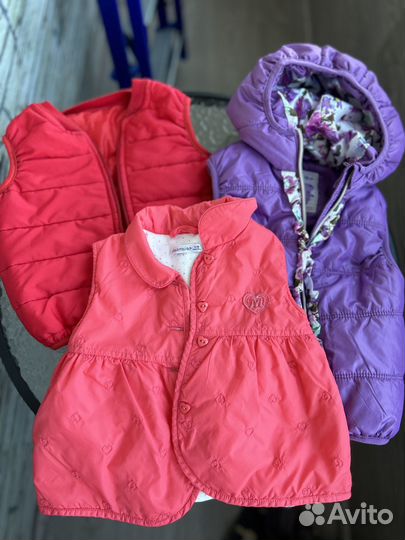 Вещи пакетом на девочку 80