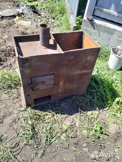 Печь для бани с баком