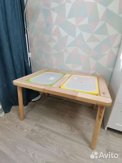 Детский столик IKEA с контейнерами труфаст