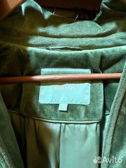 Пальто Ахмадуллина бархатное