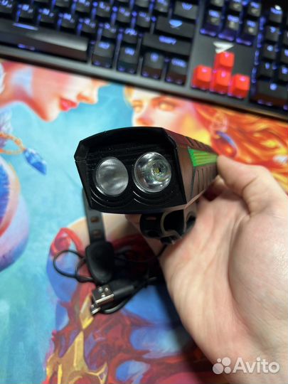 Велофонарь передний