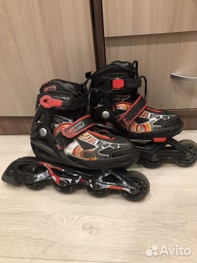 Ролики с комплектом защиты reaction детские