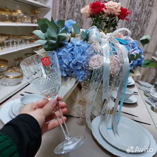 Хрустальные бокалы