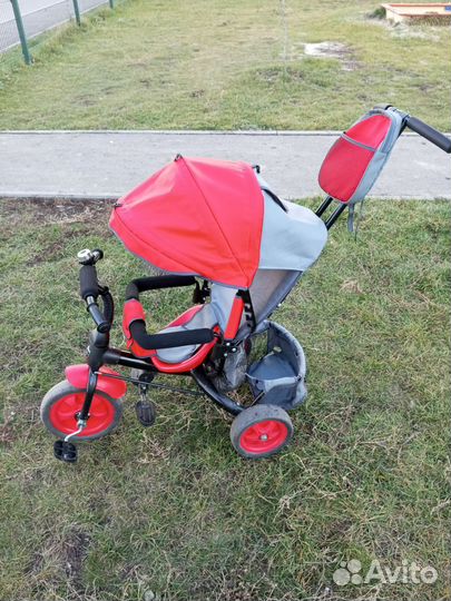 Велосипед коляска с ручкой