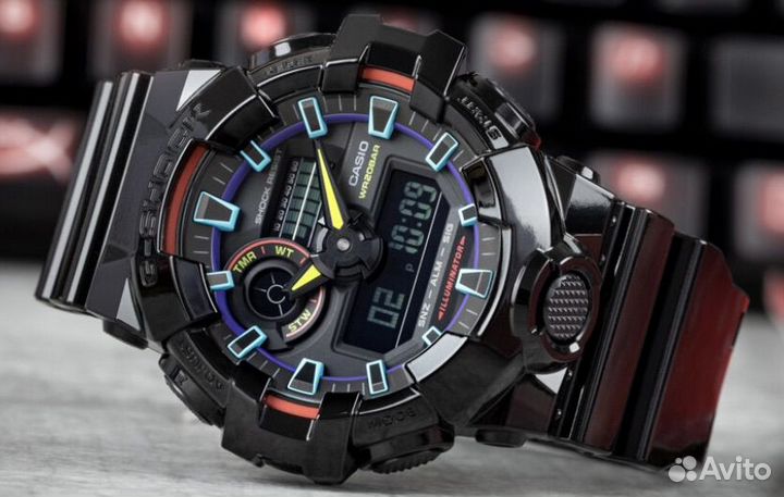 Часы Casio G-Shock GA-700RGB-1A