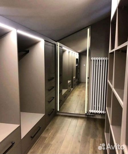 Гардеробная с фабрики