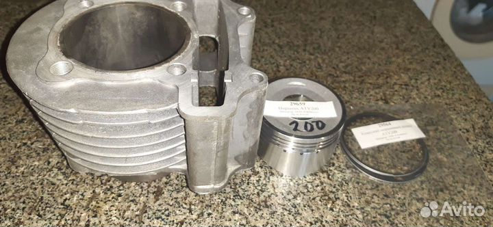 Linhai d200 цилиндр, поршень, кольца