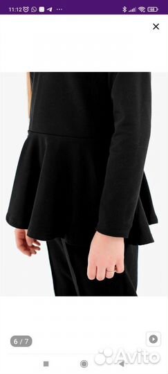 Блузка с баской, 152