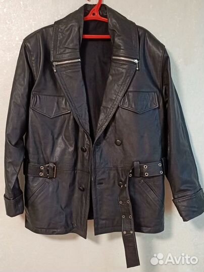 Кожаная куртка мужская