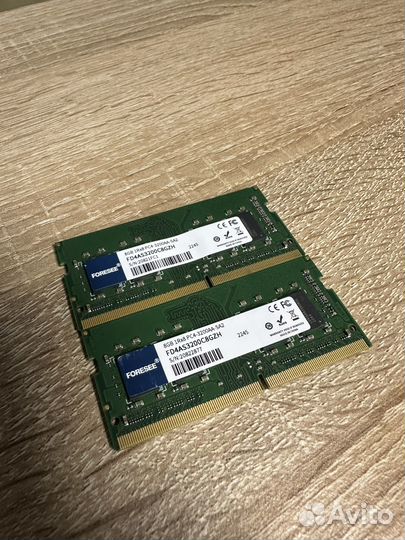 Оперативная память для ноутбука ddr4 8gb