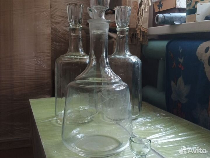 Графин стеклянный СССР