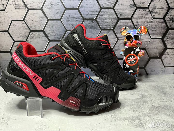 Кроссовки salomon speedcross 3 красный