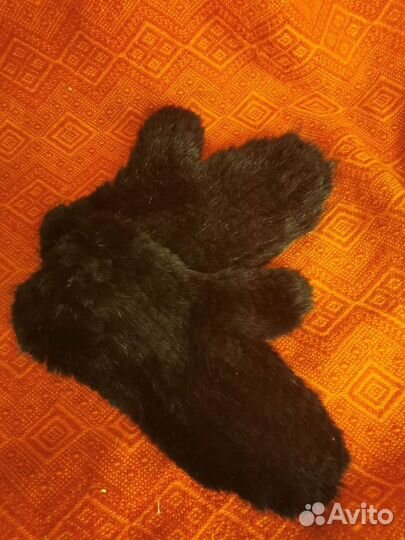 Норковые варежки