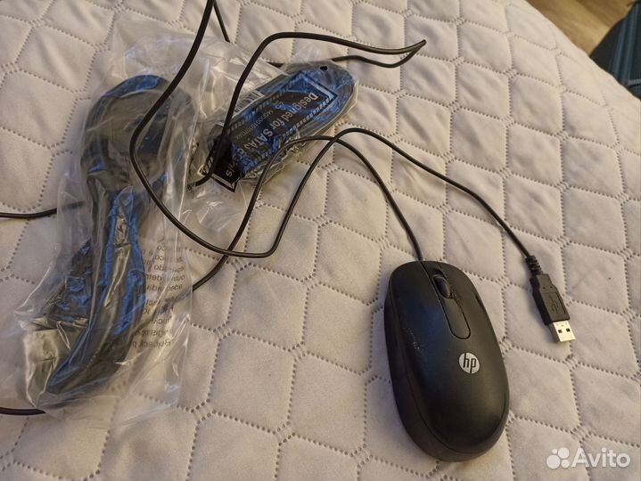 Клавиатура и оптическая мышь HP