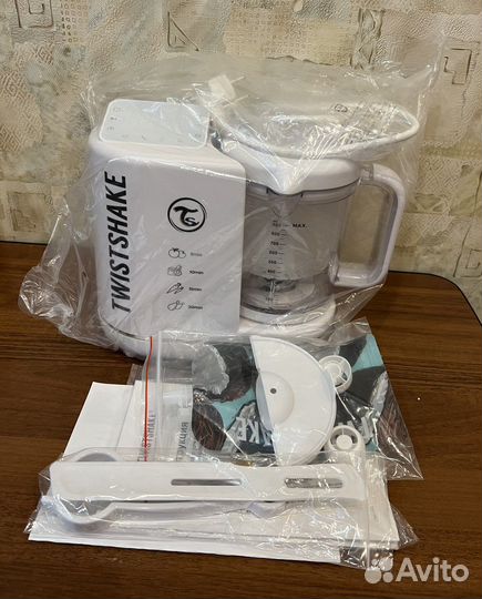 Пароварка-блендер Twistshake белый новый