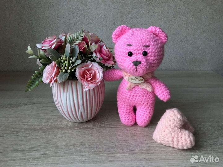 Игрушка ручной работы медведь