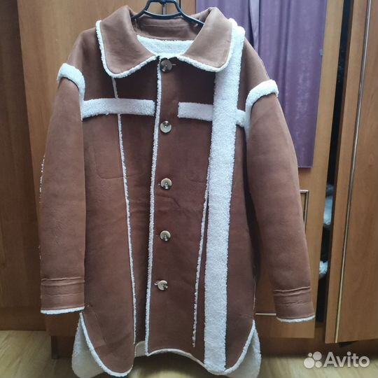 Дубленка женская демисезонная 46 48