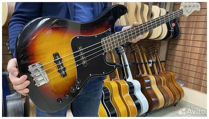 Бас гитара Cort GB34JJ-3TS