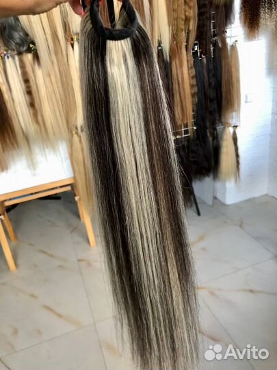 Хвост шиньон