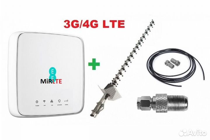 Роутер Alcatel hh70vb + Антенна 3G/4G 21 Дб