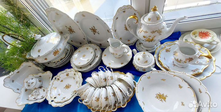 Предметы столового сервиза Германия. Ваймер