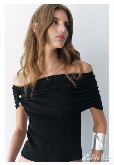 Трикотажный тор zara