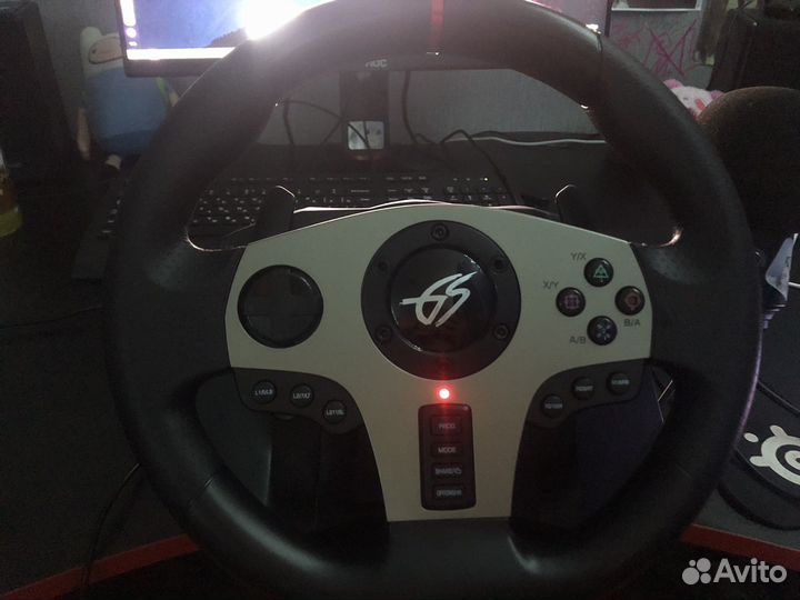 Игровой руль dexp wheelman pro gt 900