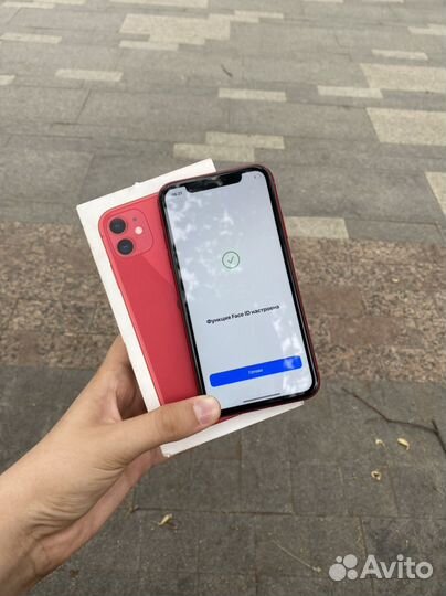 iPhone 11 128gb Red Ростест (sim+esim)