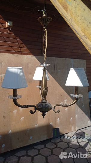 Люстра. Бронза. Италия