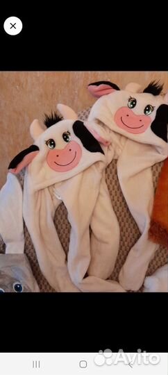 Шапка дет.корова