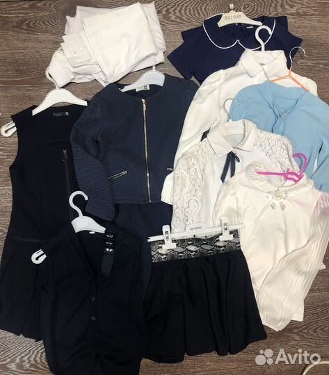 Пакет школьных вещей на девочку 128/134 #1