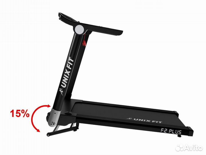 Беговая дорожка unixfit Hi-tech F2 plus Dark Storm