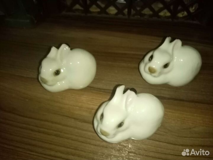 Фарфоровые зайчики