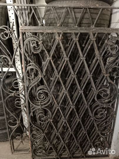 Решетка кованная бу