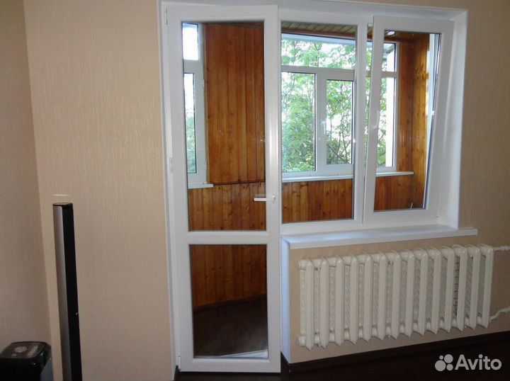 Дверь балконная теплая