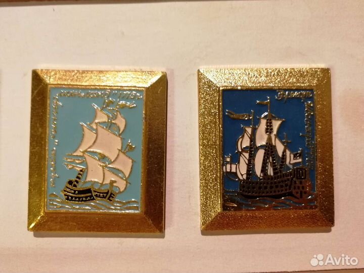 Значки Корабли русского флота