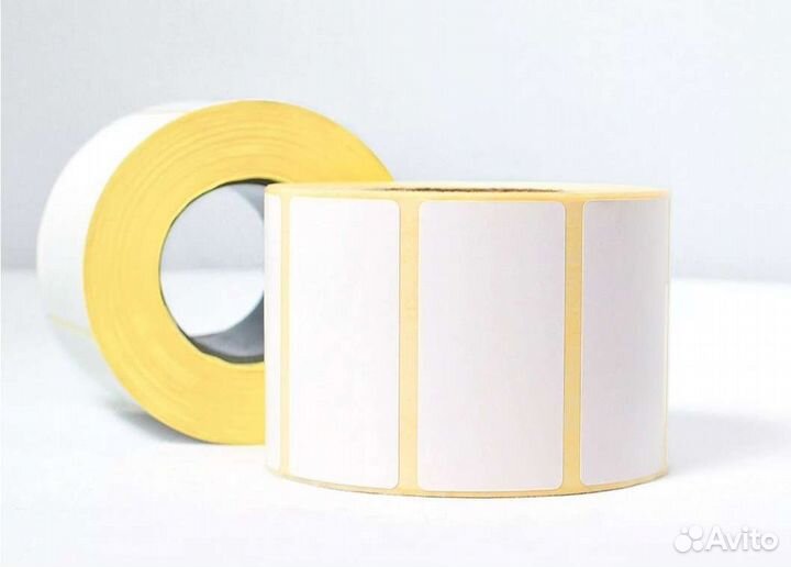 Термоэтикетки 58 на 40 1 коробка - 48/60 рулонов