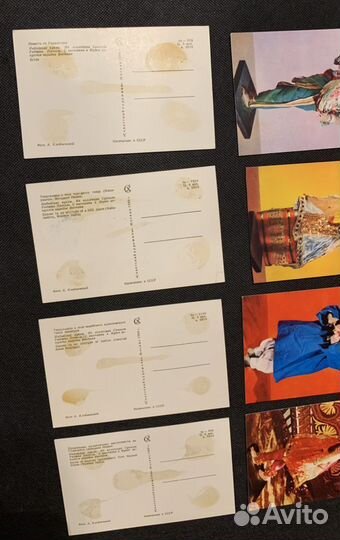 Открытки СССР Индийские куклы