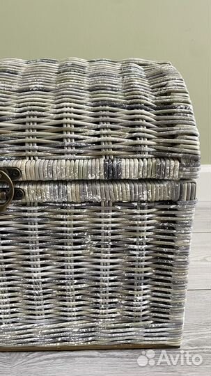 Сундук плетеный
