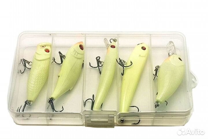 Воблеры и искусств. приманки, светящиеся в темноте