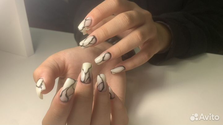 Наращивание ногтей, маникюр, smart педикюр