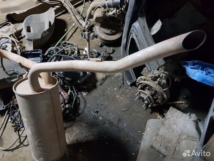 Задняя бочка глушителя Fiat albea