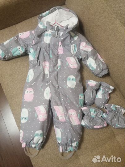 Зимний комбинезон crockid 74-80