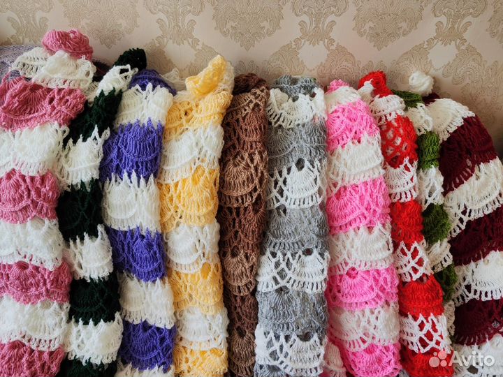 Шаль вязаная крючком