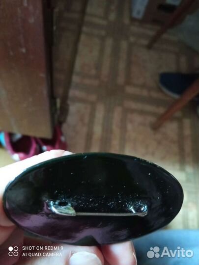 Винтажная брошь СССР, Мстёра, Тройка